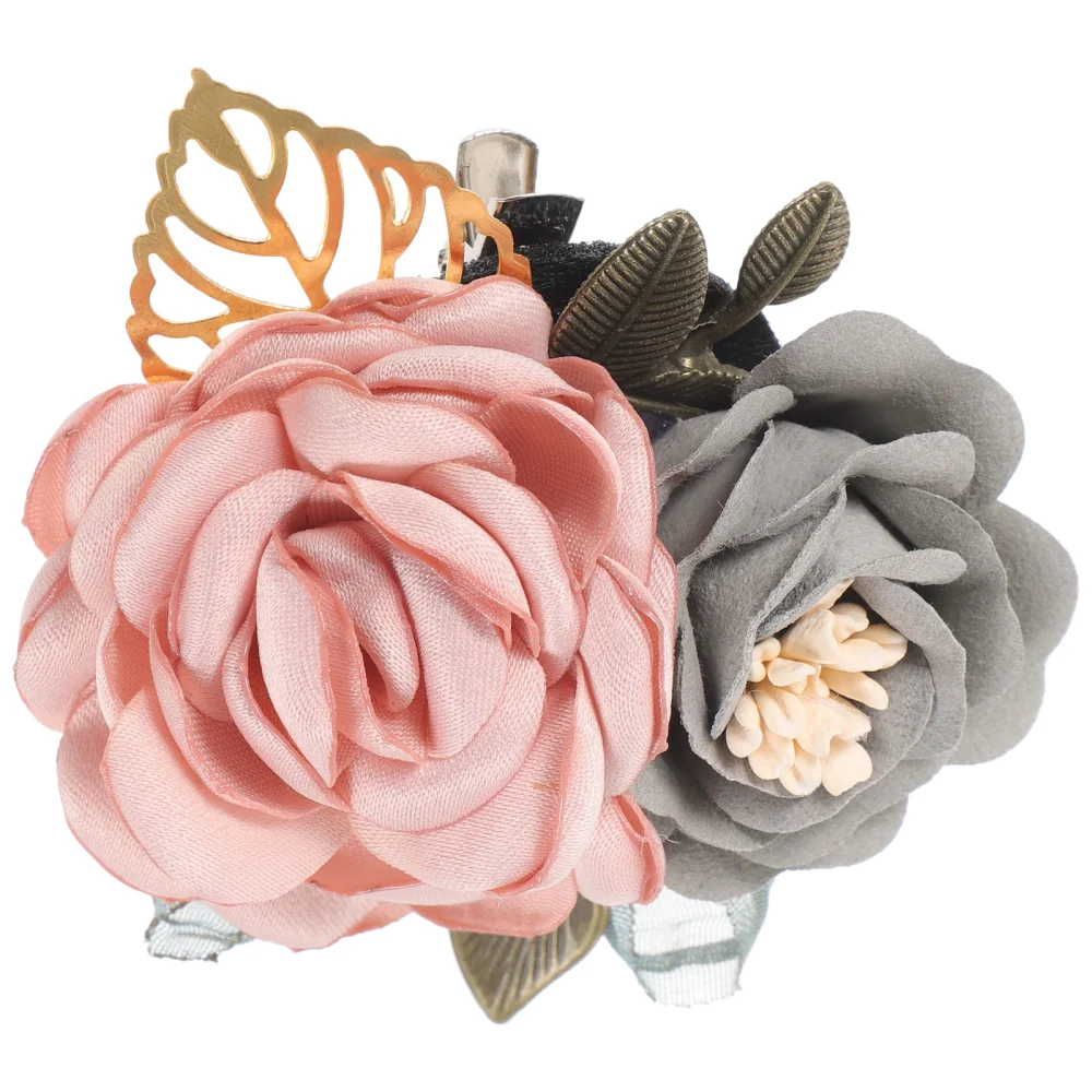 Flower Corsage Brooch Lapel Pin Brooch Bridal Wedding Flower Brooch Decoration