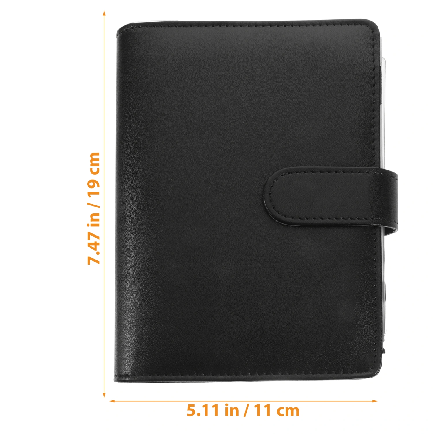 1 Set of Portable Notepad Money Recording Binder Cash Pockets Decorative Notebook Pockets for Diy