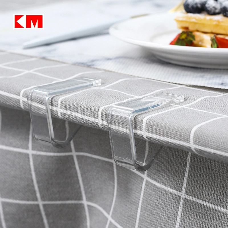 20pcs Clear Tablecloth Clips Tablecloth Cover Clamps Nonslip Clear Clips Clear Table Cover Clips