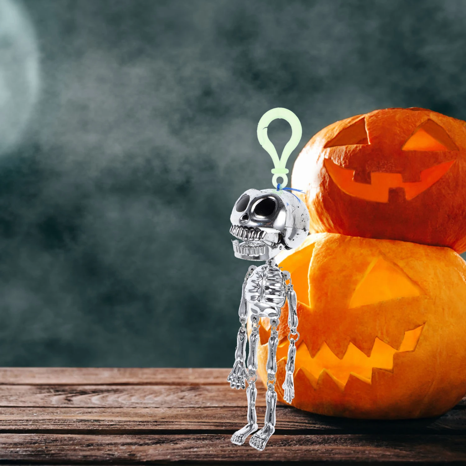 2pcs Halloween Skeleton Pull String Toys Spooky Skeleton Props Party Spoof Toys