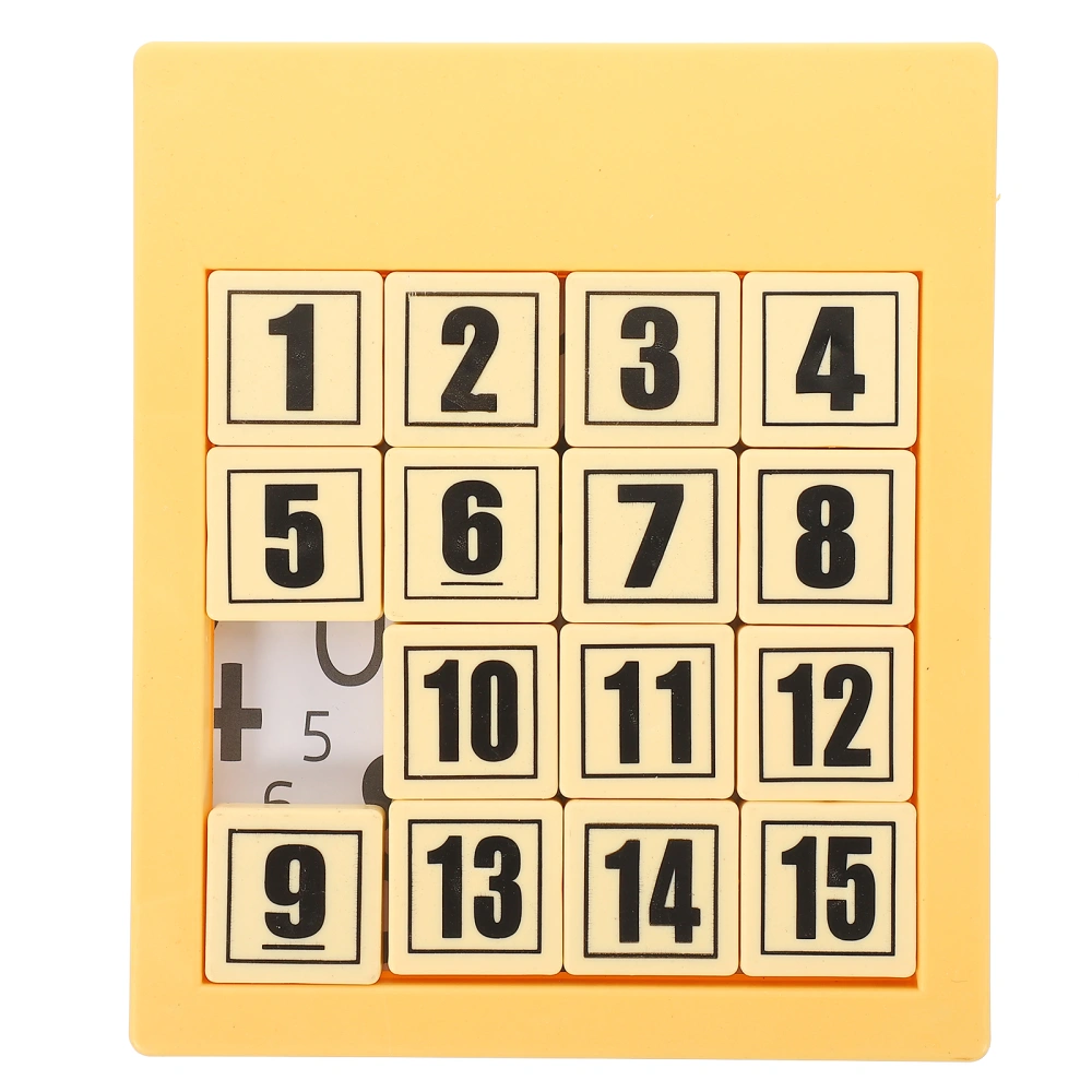 Sliding Number Puzzle Number Puzzle Toy Colored Number Cognition Plaything