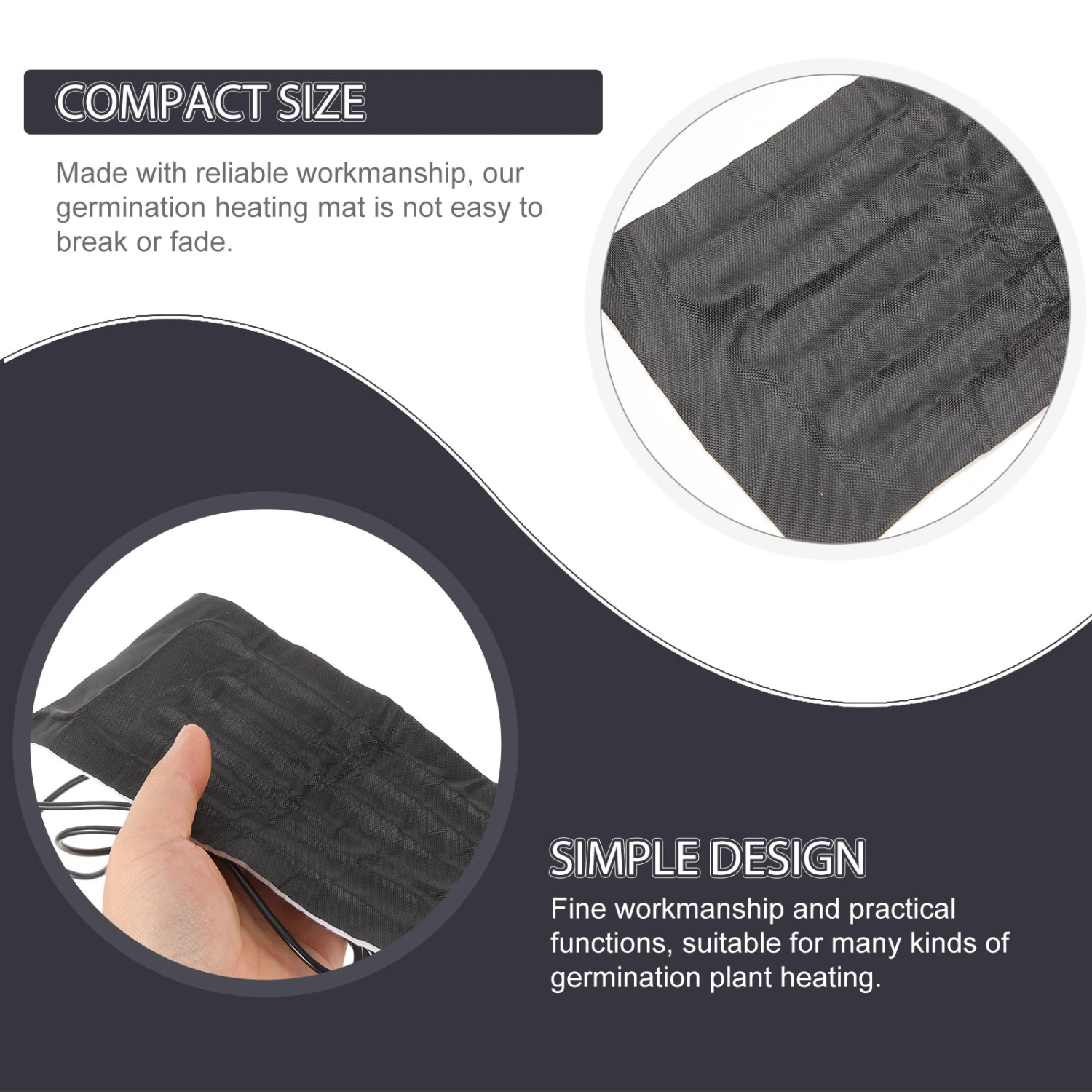 Heating Pad Plant Flower Heating Mat Plant Warming Mat Potted Plant Heater USB Heater