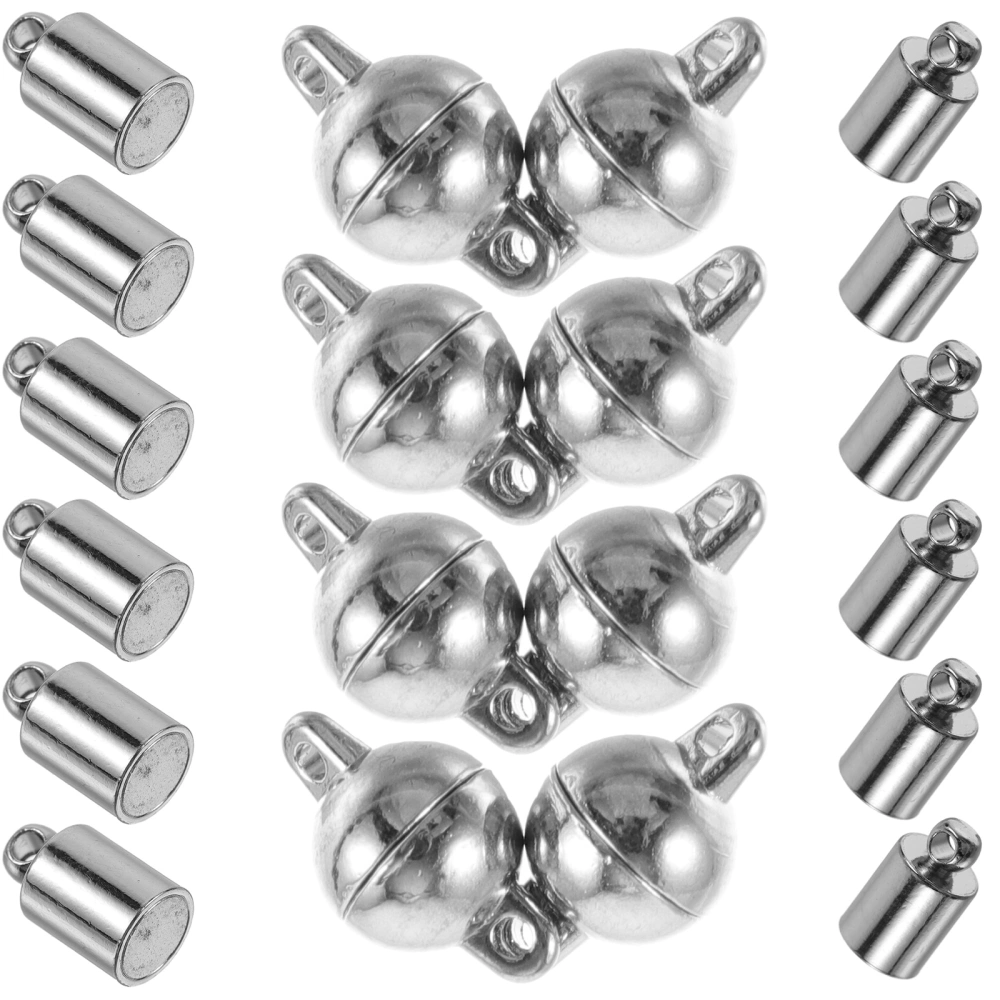 40pcs DIY Magnetic Necklace Clasps Necklaces Jewelry Clasps Connector Buckle for Jewelry Making