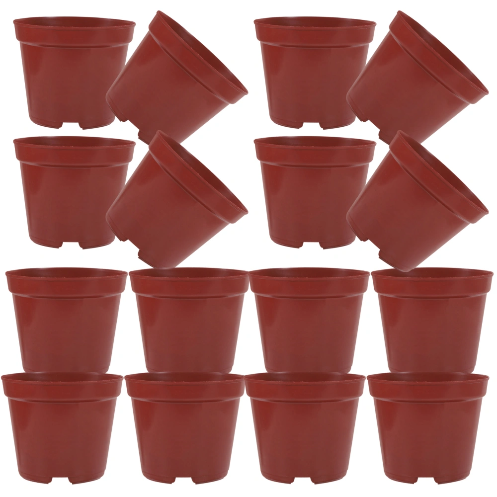 50pcs Gardening Planters Round Bonsai Pots Practical Flowerpot Containers Indoor Planter Pots