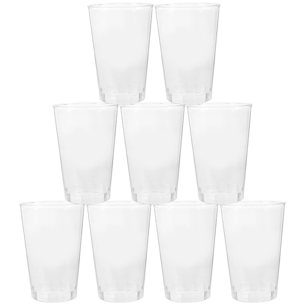 50pcs Hard Plastic Clear Party Tumblers Reusable Plastic Cups Drinking Cups Plastic Water Cups