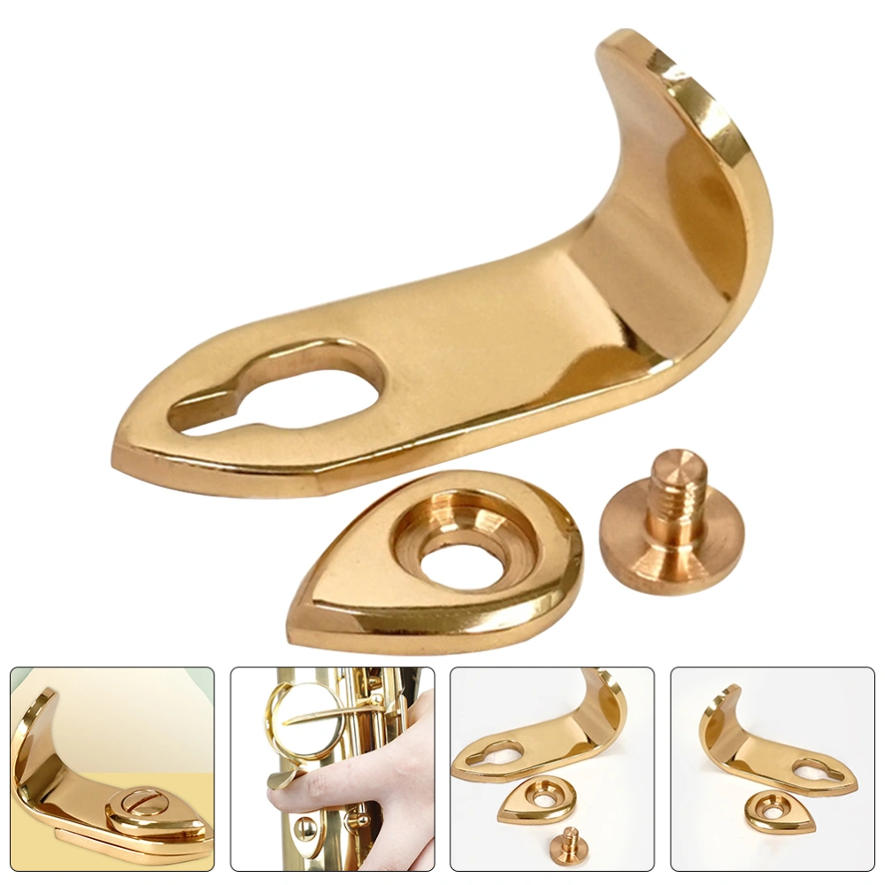 1 Set Thumb Rest Portable Saxophone Thumb Finger Hook Rest Woodwind Instrument Thumb Support