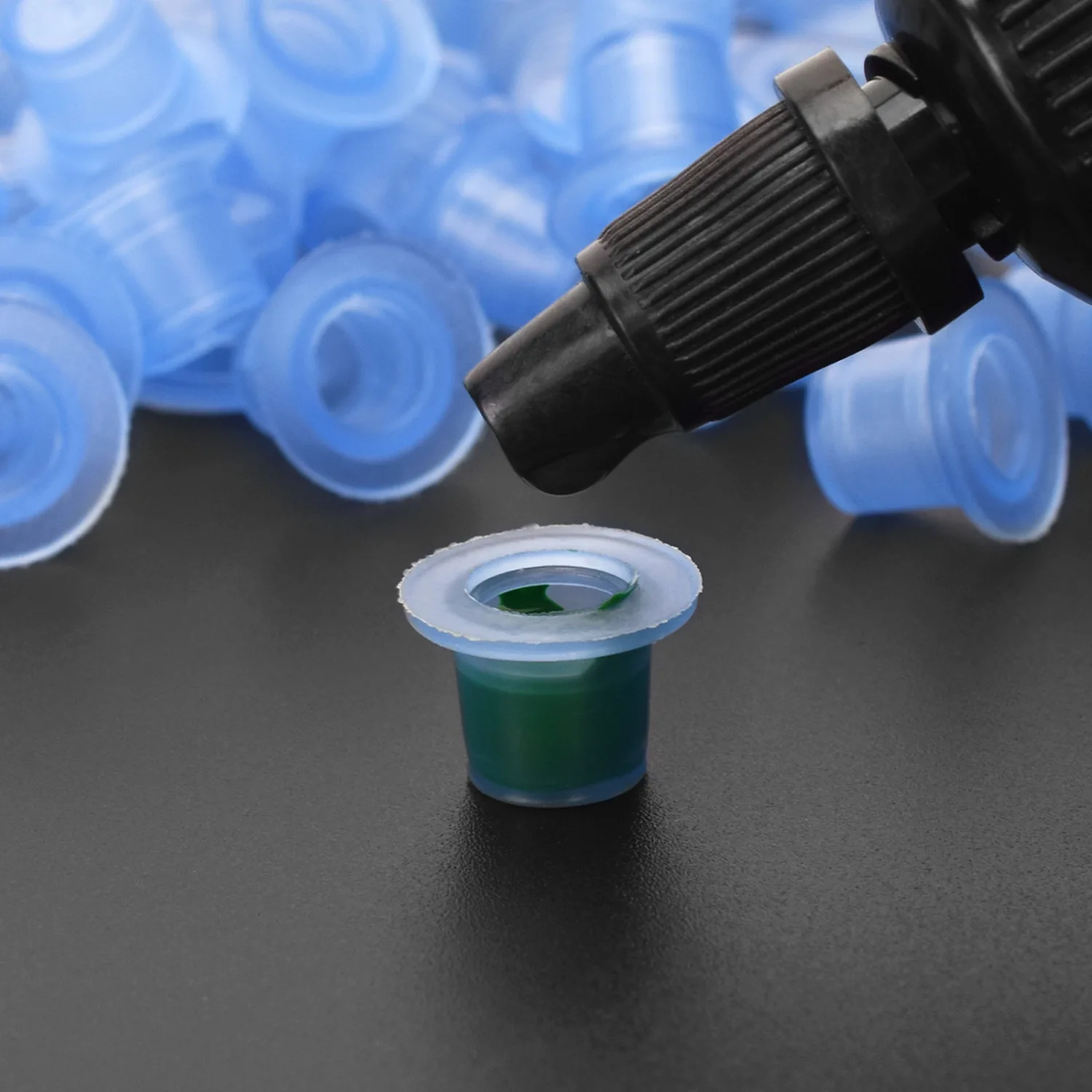 100Pcs Tattoo Ink Cups Thickened Pigment Ink Cups Tattoo Pigment Cups Tattooing Pigment Containers