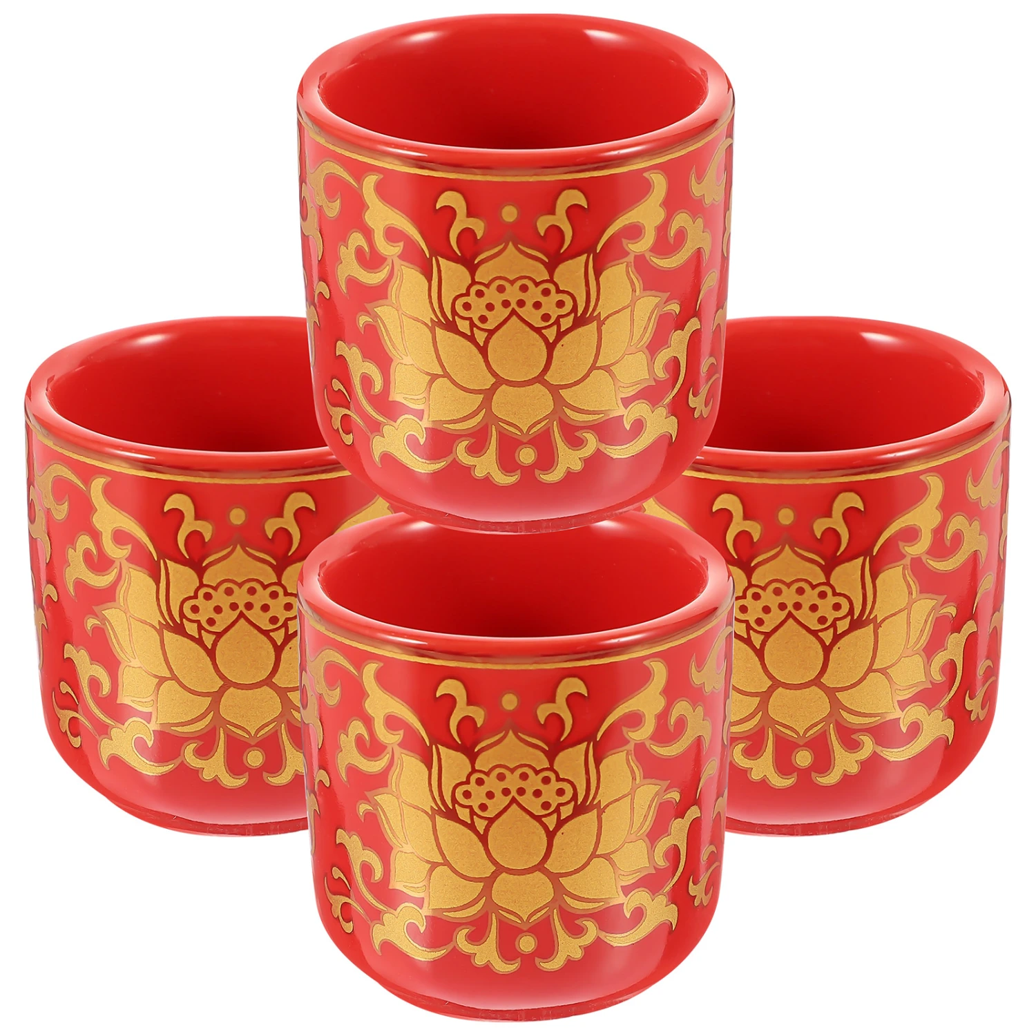 2pcs  Offering Cup Buddhist Offering Water Cup Decorative Worship Cup Buddhist Supply