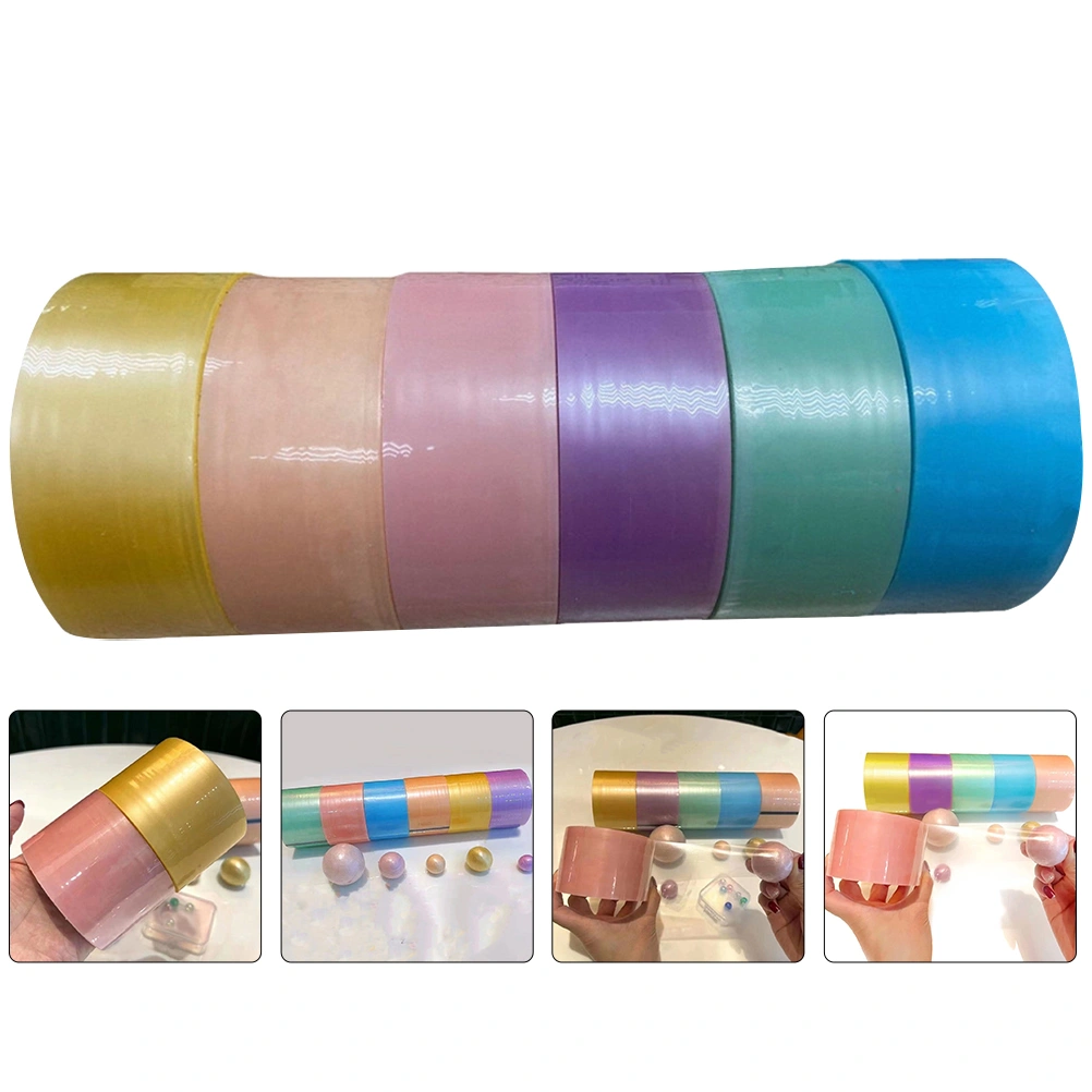 12 Rolls of Sticky Ball Tapes Adhesive Tapes Colored Tapes Diy Sticky Tapes Diy Supplies