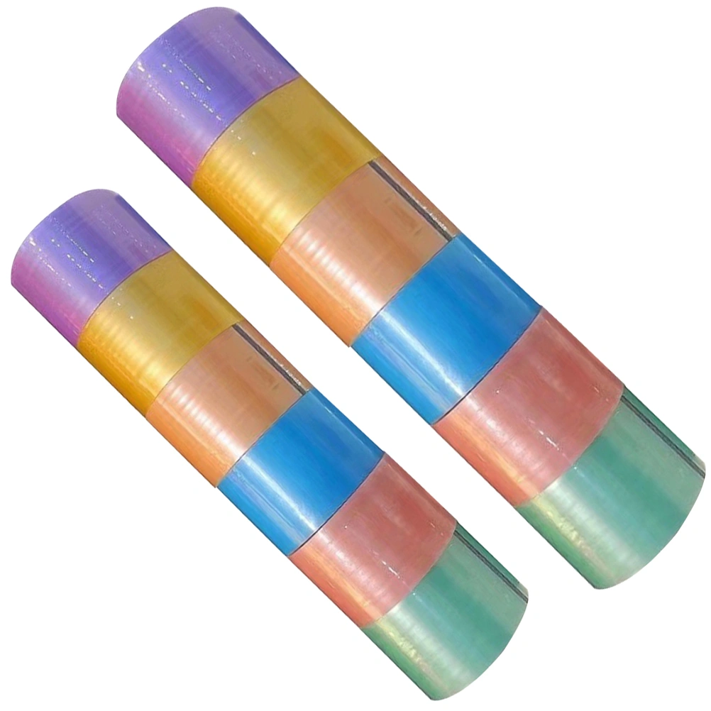 12 Rolls of Sticky Ball Tapes Adhesive Tapes Colored Tapes Diy Sticky Tapes Diy Supplies