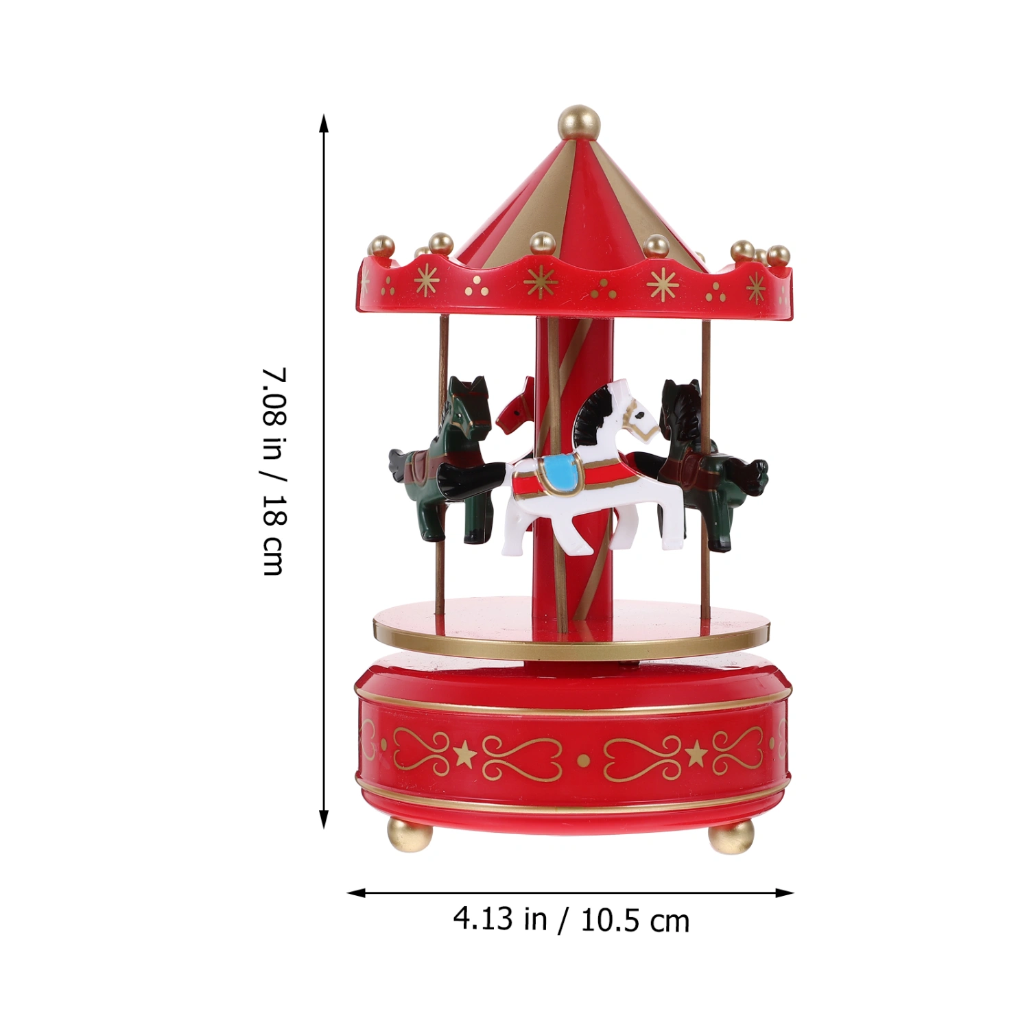 Carousel Music Box Decor Romantic Carousel Music Box Desktop Classical Music Box