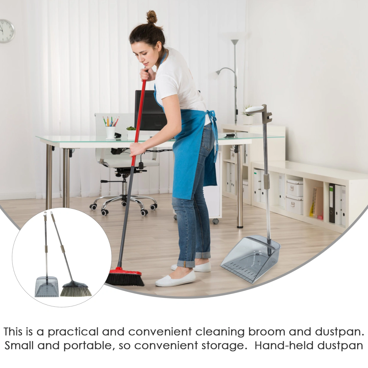 1 Set of Floor Cleaning Dustpan Home Broom Dustpan Cleaning Tool Home Cleaning Supplies