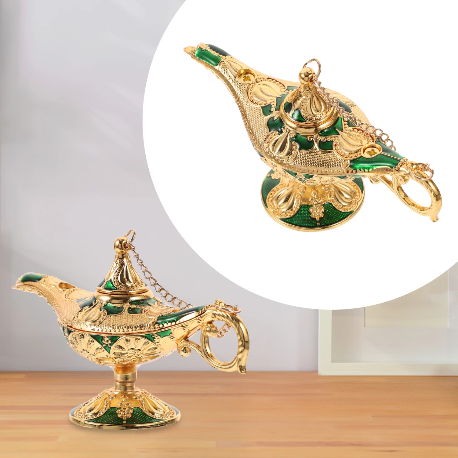 Luxury Wishing Lamp Ornament Banquet Wishing Lamp Handle Lamp Adornment