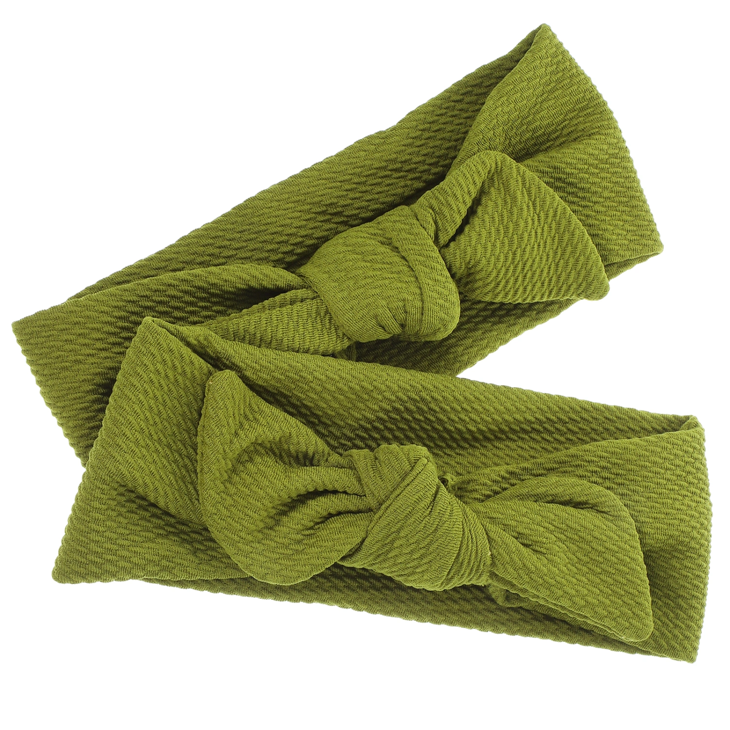 2pcs Stretchy Pet Headband Cute Bowknot Pet Headdress Dog Decorative Head Accessory
