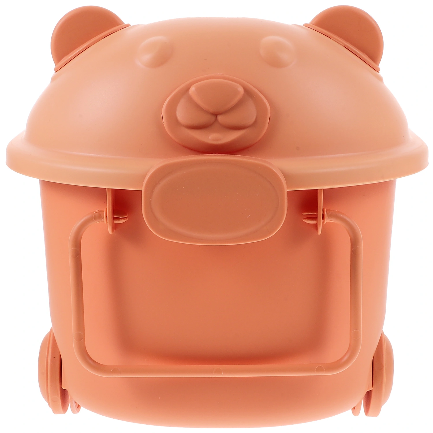 Stackable Toy Storage Box with Wheels Toy Box Sturdy Storage Bin Building Blocks Storage Box