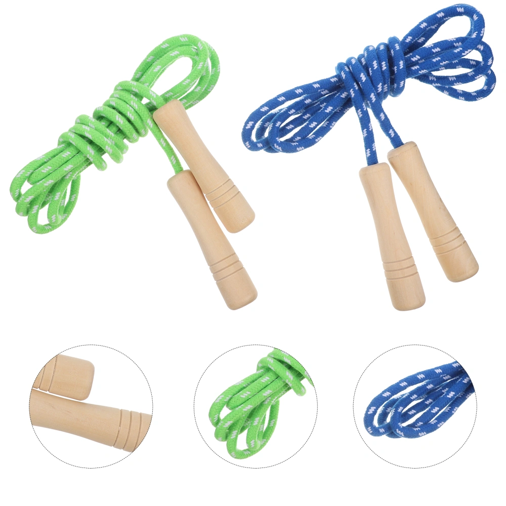 2Pcs Jumping Rope Adjustable Rope Physical Education Equipment Jumping Rope