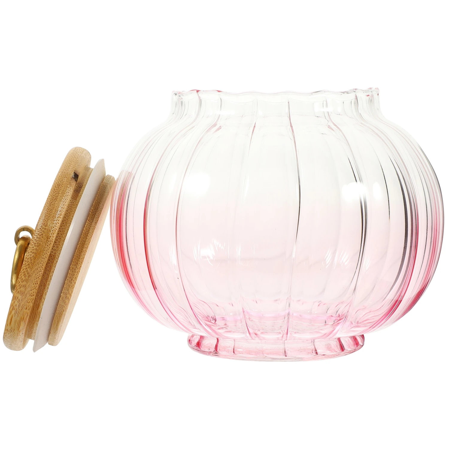Glass Jar Tea Glass Canister Airtight Tea  Storage Container with Lid Handle Glass Jars