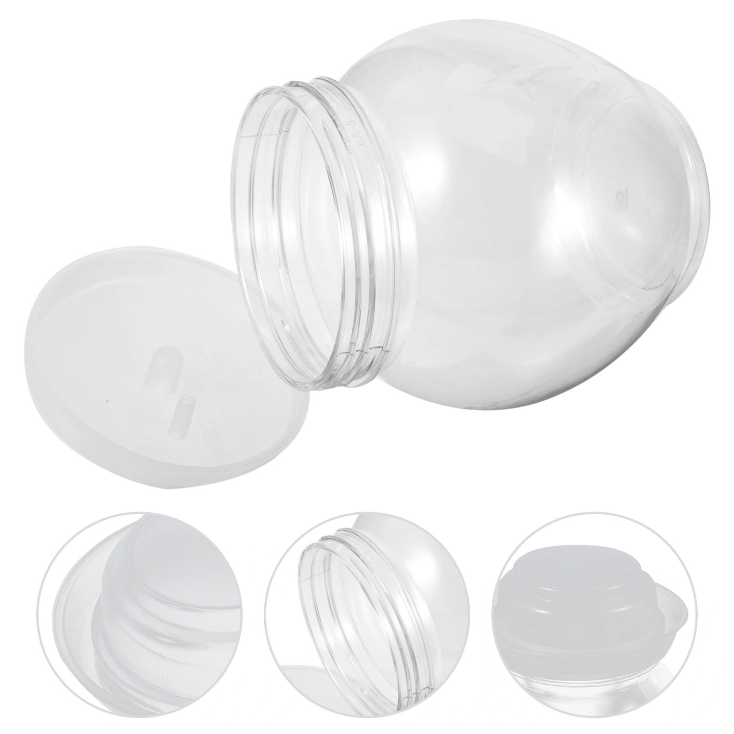Pickle Vegetable Jar Transparent Storage Jar Pickle Sealed Jar with Sealing Lid for Kitchen
