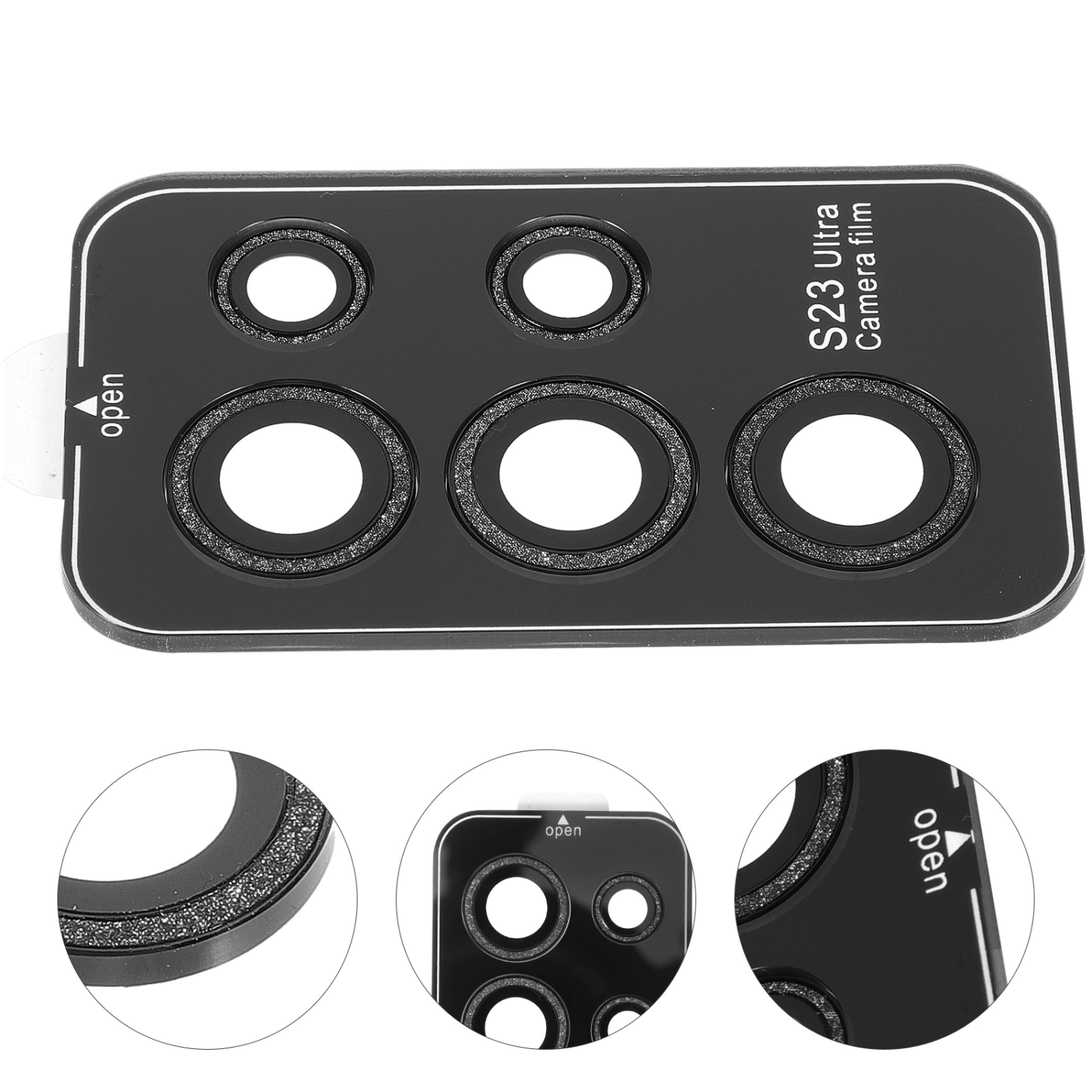 Camera Lens Protector Tempered Glass Camera Lens Protective Cover Compatible with Galaxy S23 Ultra