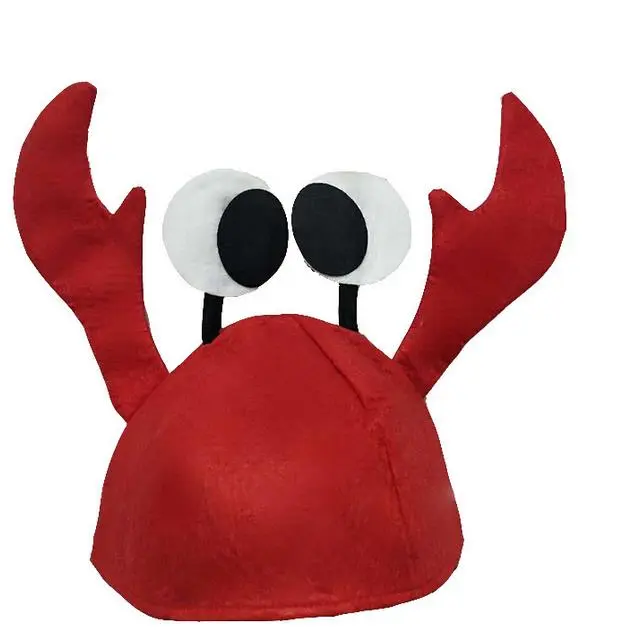 Halloween Crab Hat Red Crab Hat Cosplay Crab Hat Decorative Crab Hat for Women