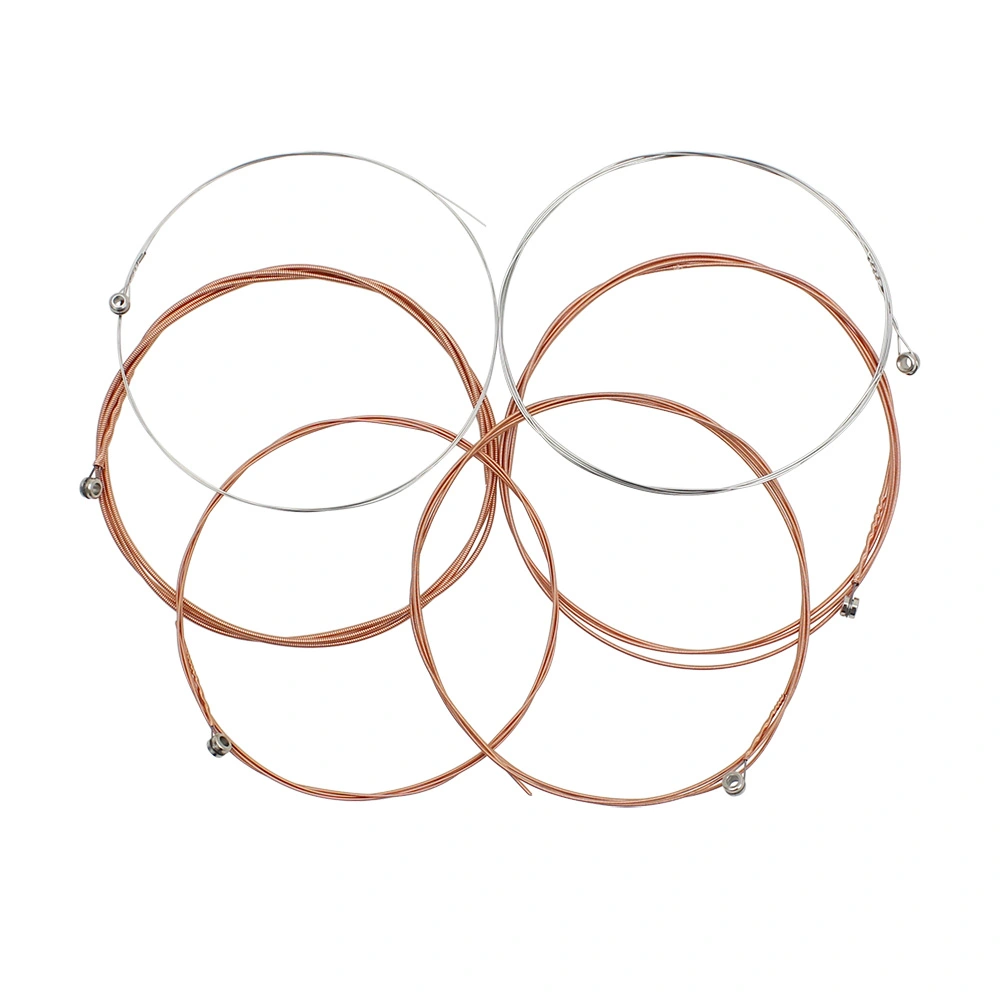 6 pcs Stainless Steel Guitar Strings Acoustic Guitar Strings Musical Instrument Guitar Strings