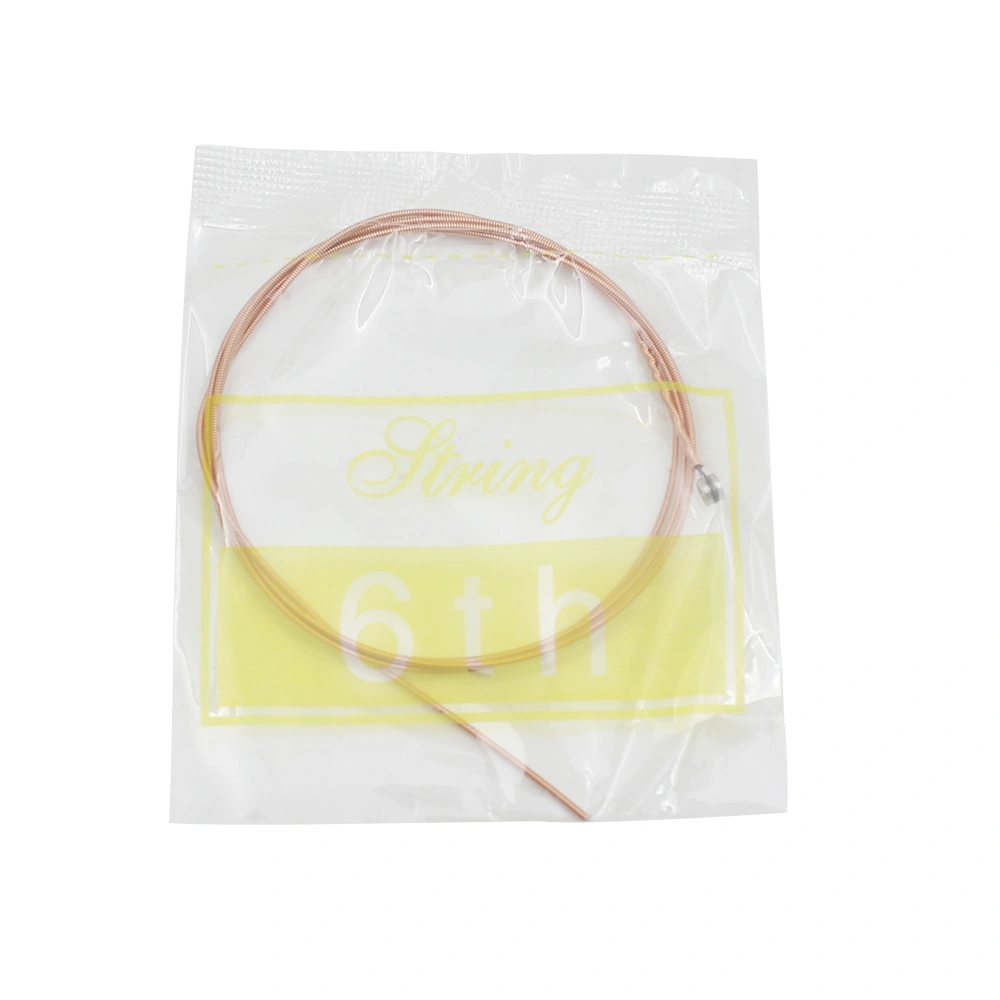 6 pcs Stainless Steel Guitar Strings Acoustic Guitar Strings Musical Instrument Guitar Strings