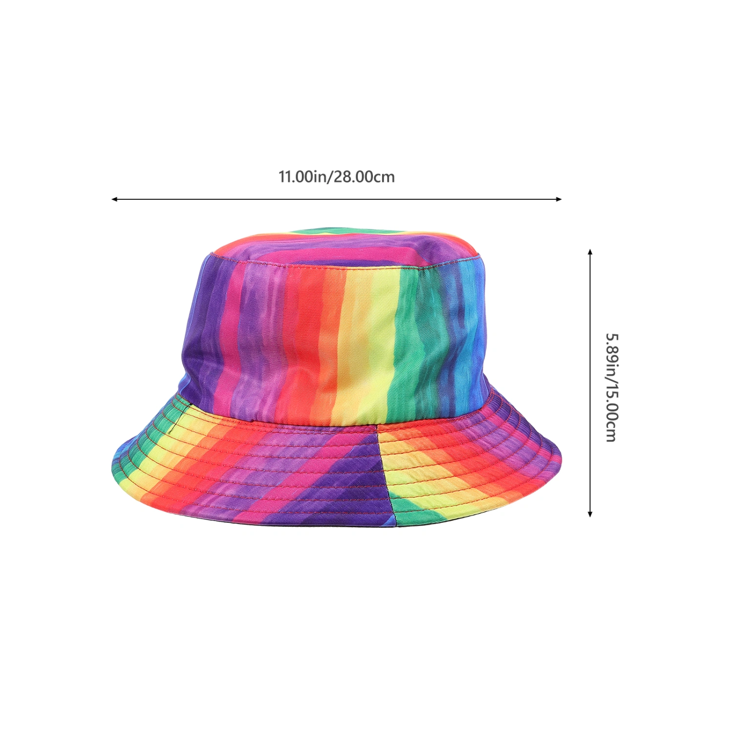 Bucket Hat Pride Parade Bucket Rainbow Hat Costume Party Bucket Hat Cosplay Hat