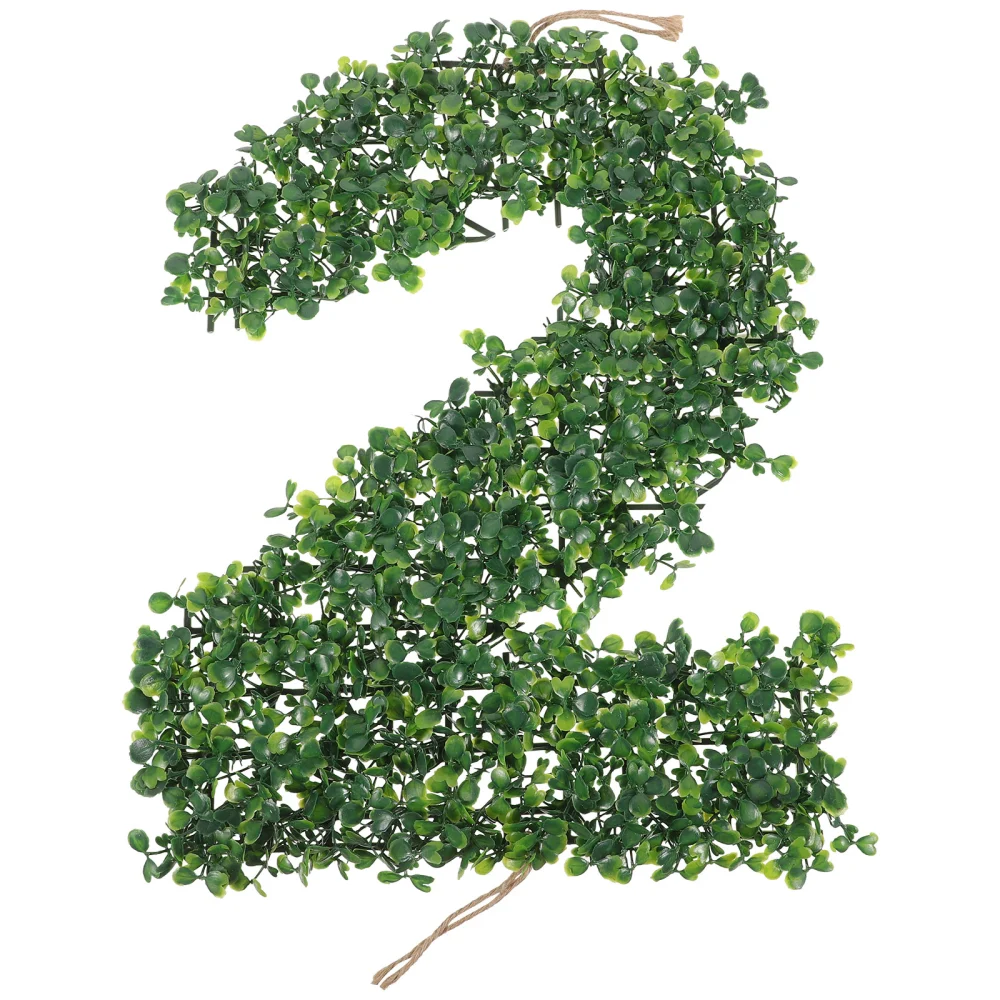 Number Sign Photo Prop Greenery Number Photo Prop 3D Greenery Number Sign for Party