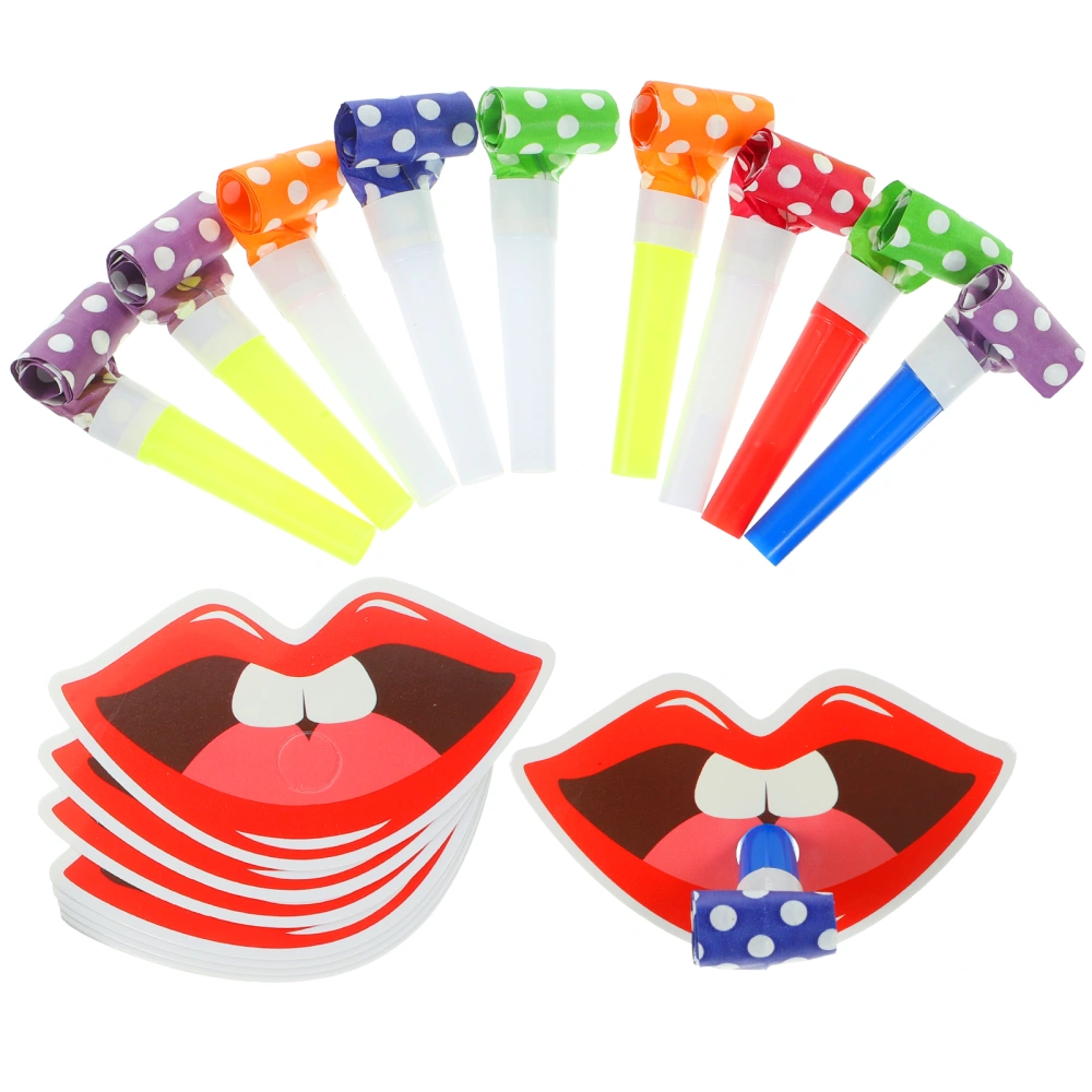 20Pcs Party Blowout Noisemakers Funny Party Blowouts Party Blowers Party Horns Noise Makers