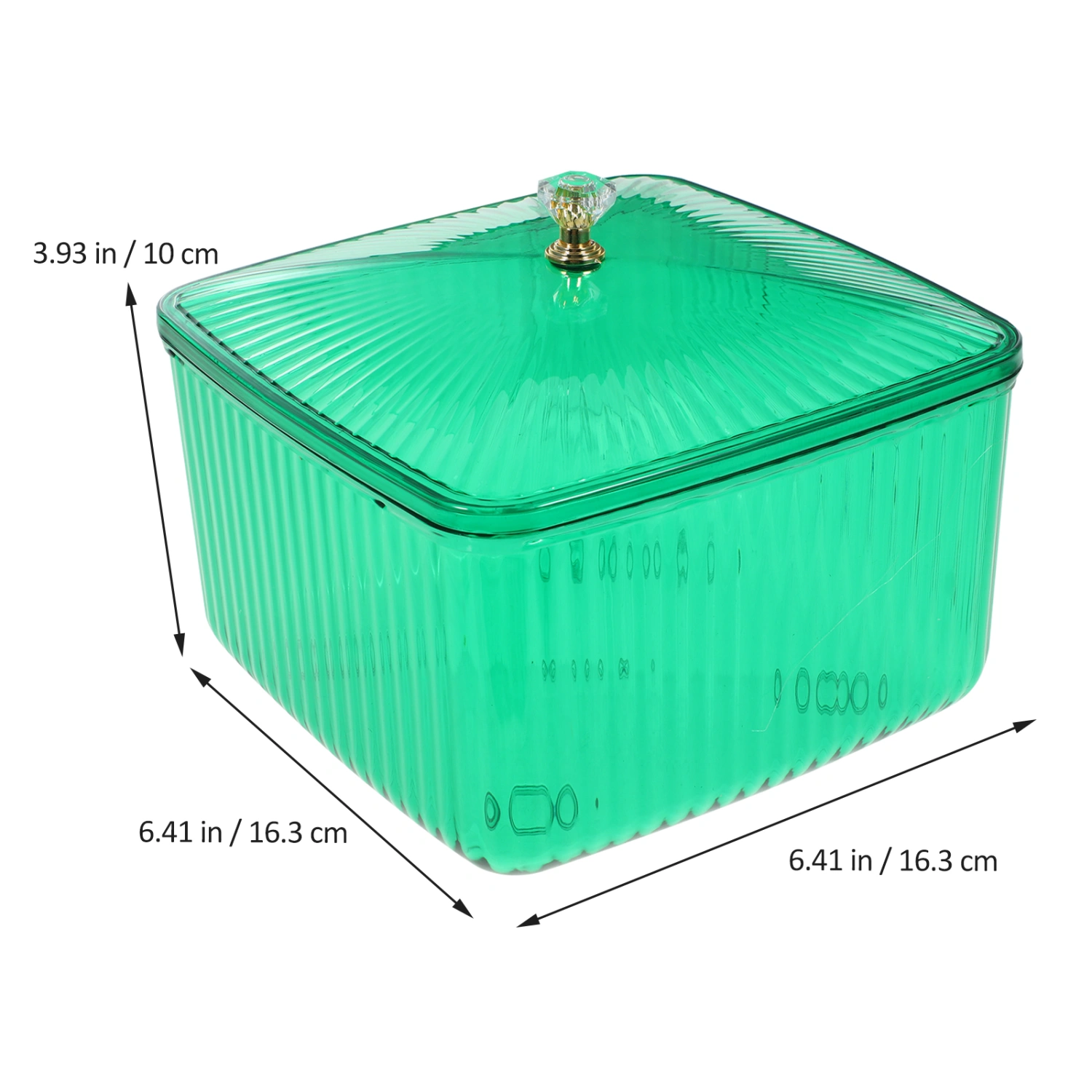 Food Storage Container Cereals Dried Fruit Storage Box Clear Candy Tray Snack Tray with Lid Desk Box