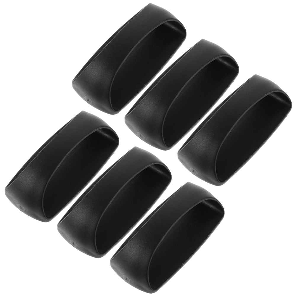 6pcs Adhesive Handles Self Stick Cabinet Pulls for Glass Door Wardrobes Cabinets