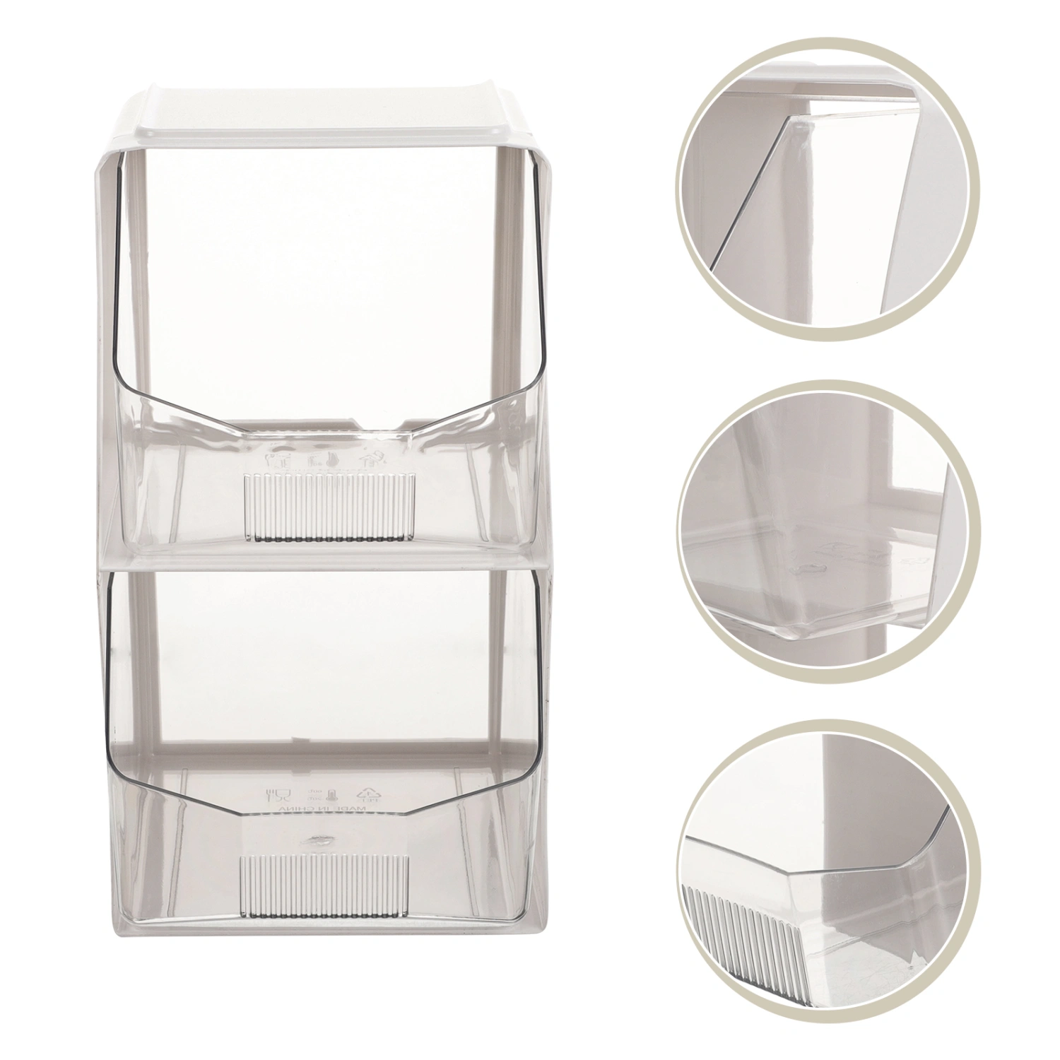 Desktop Tea Bag Rack Double-layer Tea Bag Organizer Wall Instant Coffee Bag Holder