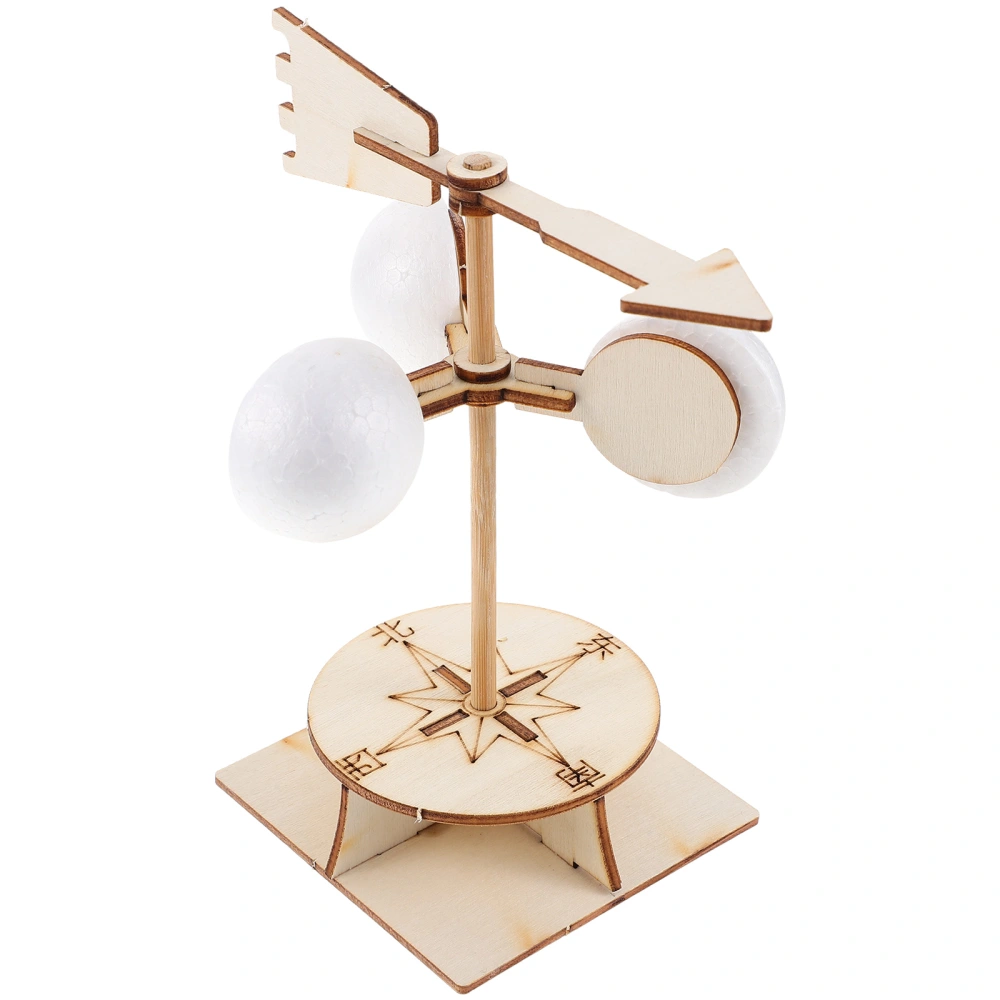 Wind Vane Plaything Assemble Plaything Practical Science Educational Experiment Plaything