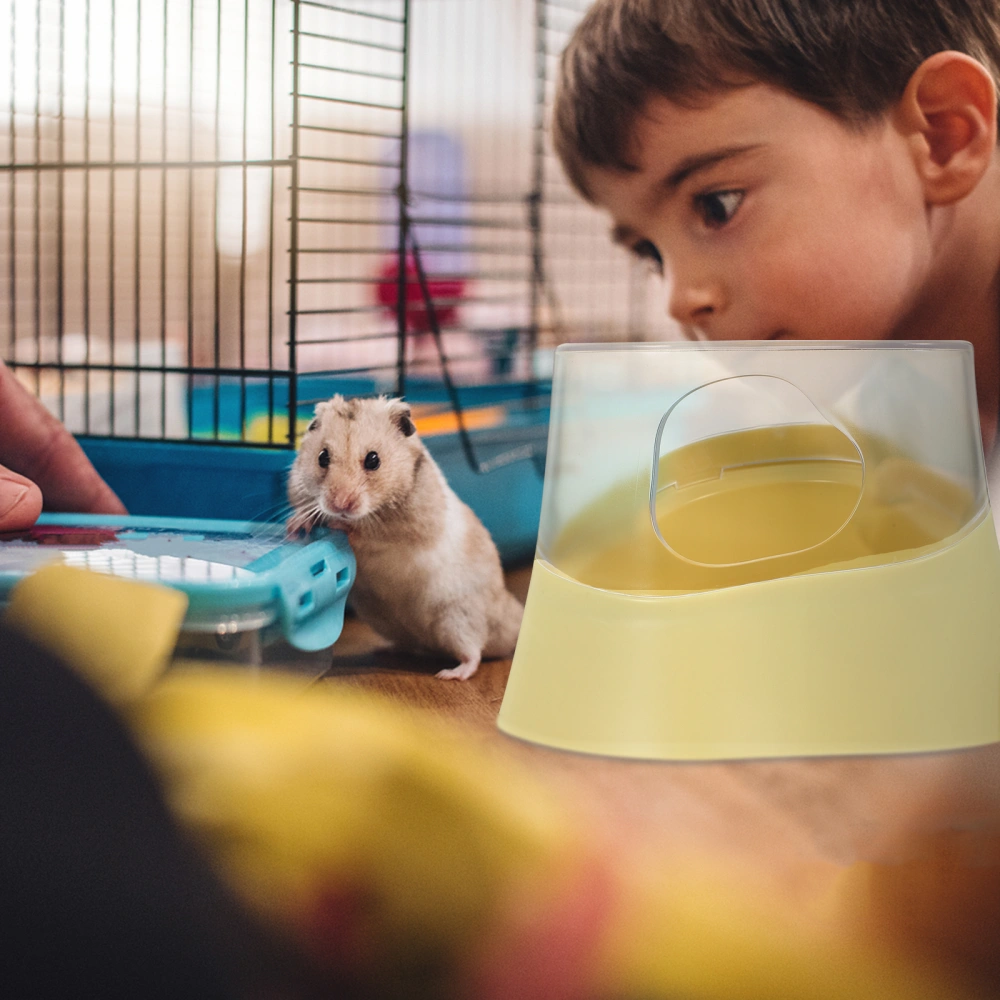 Hamsters Sand-Bath Box Hamsters Shower Room Large Space Anti-Spill Sand Container Cage Accessories