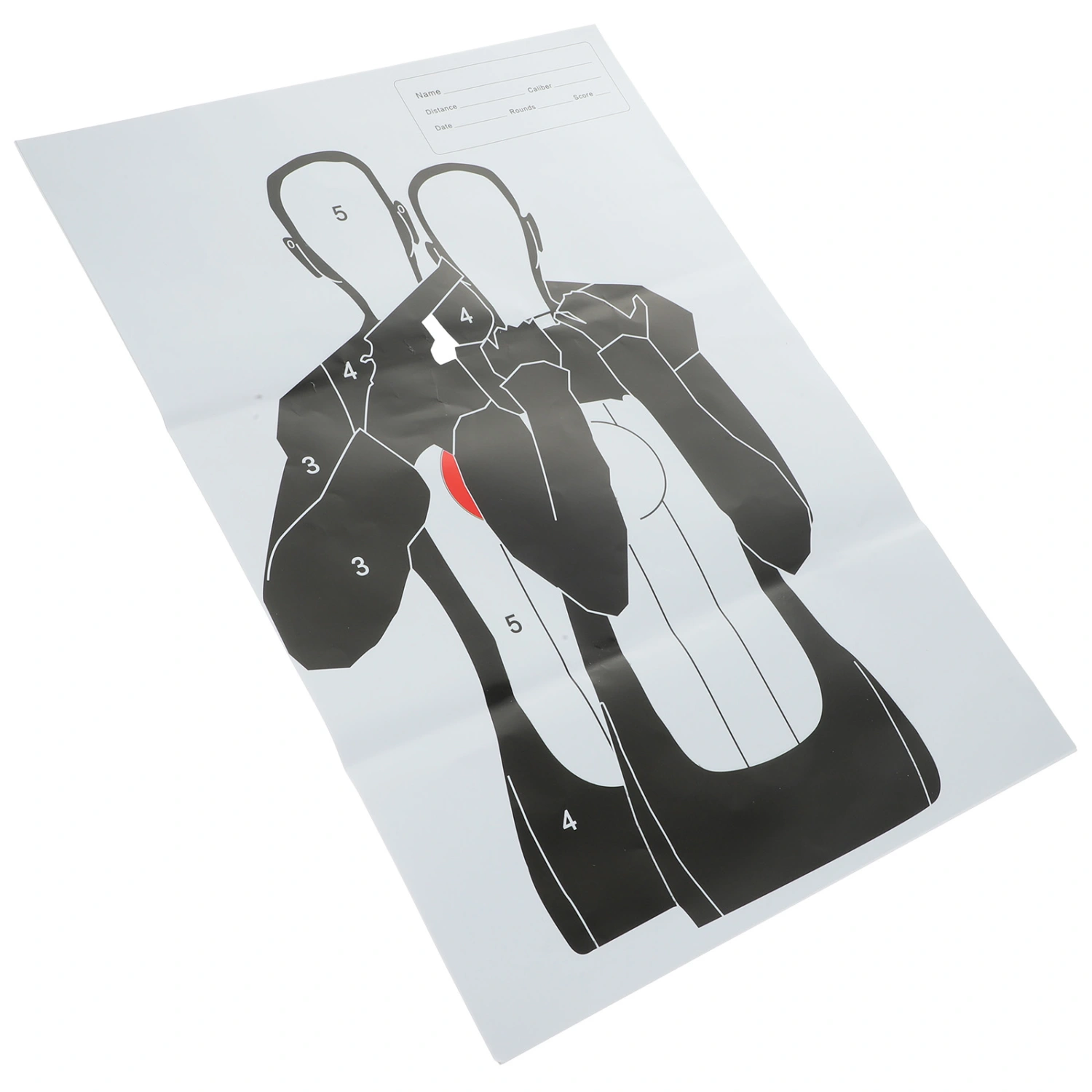 2 Sheets of Training Use Target Paper Competition Training Target Paper Reusable Target Label