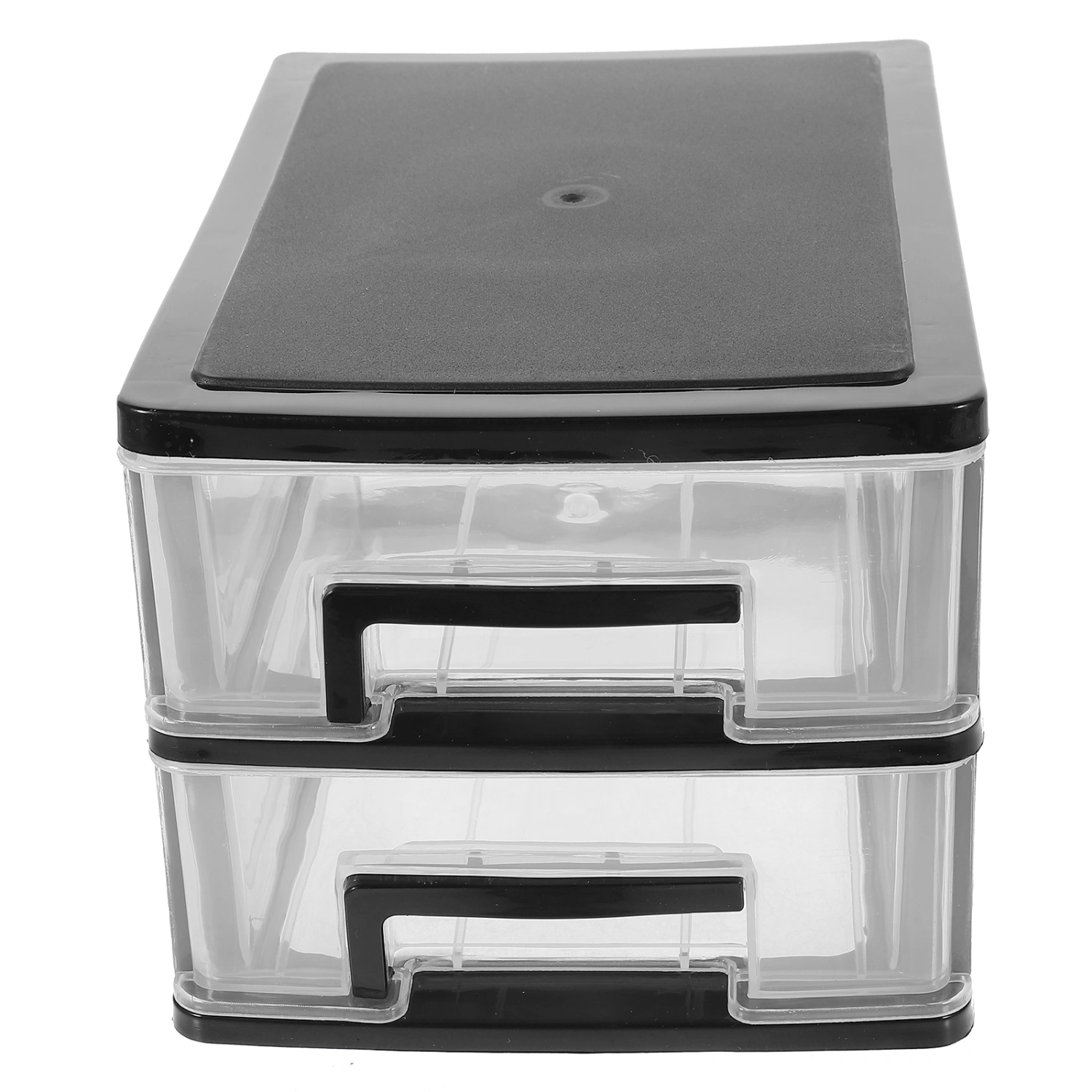 Desktop Organizer Stackable Storage Box Drawer Type Sundries Container Transparent Small Drawer