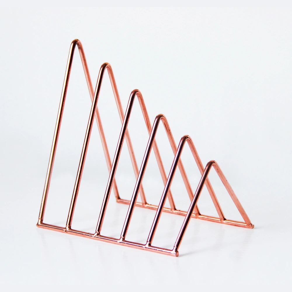 Convenient  Book Arrangement Rack Vertical Type Vinyl Stand Iron Book Stand Holder