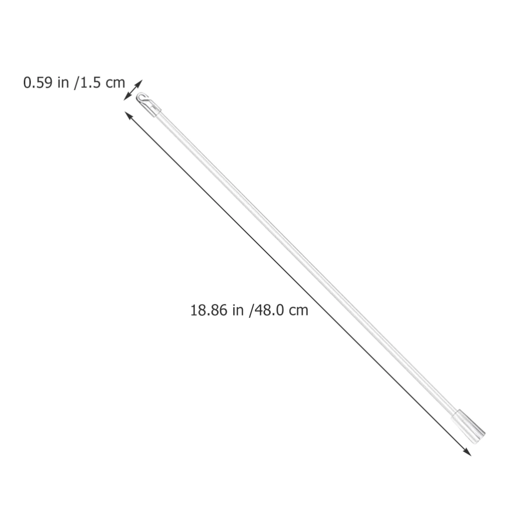 Curtain Pull Rod Blind Opener Window Blind Stick Clear Blind Rod for Window Blinds And Shades