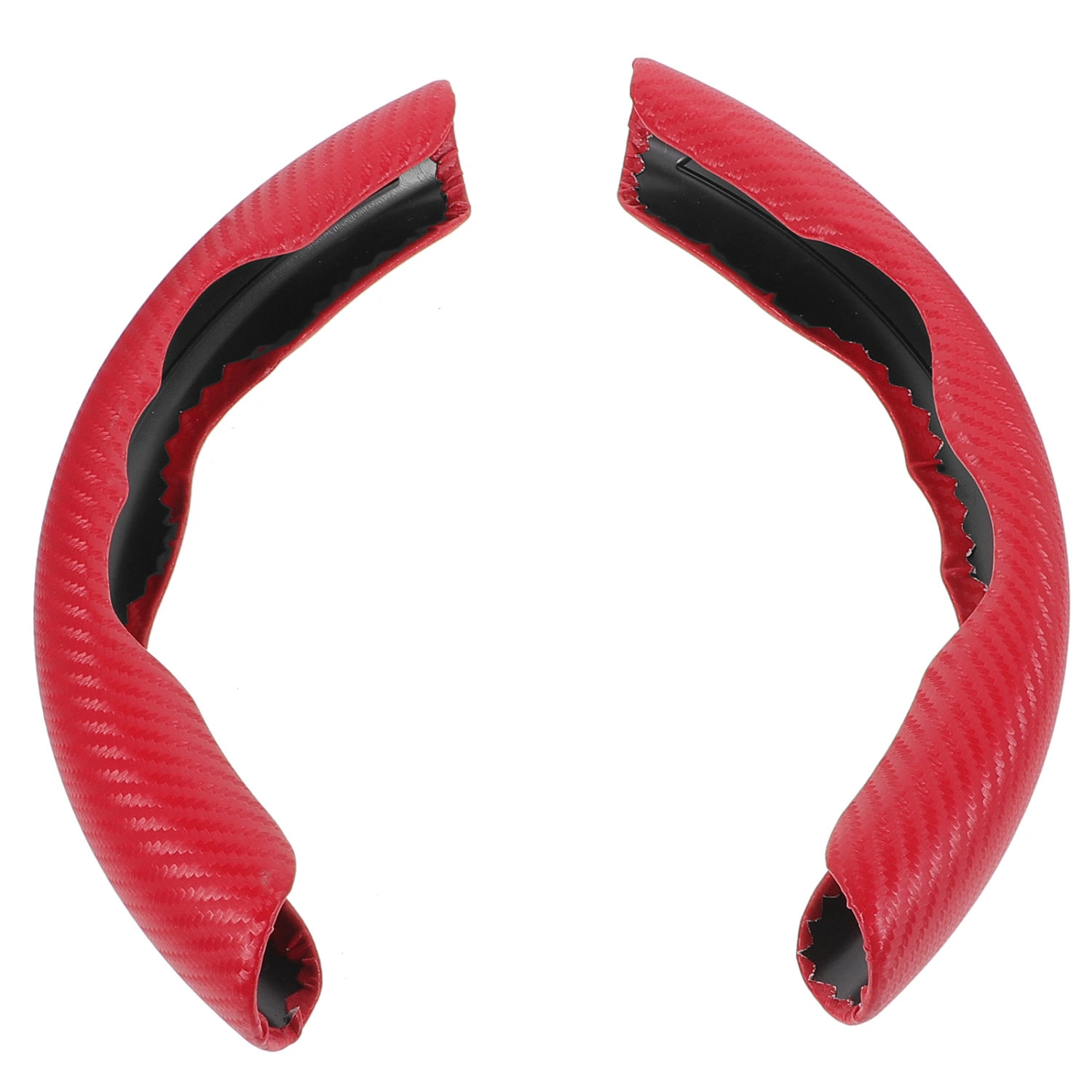 1 Pair Car Steering Wheel Protectors Vehicle Wheel Covers Carbon Fiber Car Wheel Covers