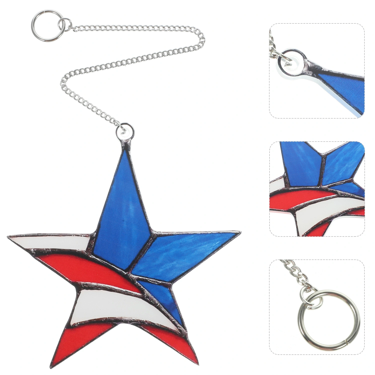 Stained Acrylic Window Hanging Star Wall Suncatcher Beautiful Window Hanging Ornament