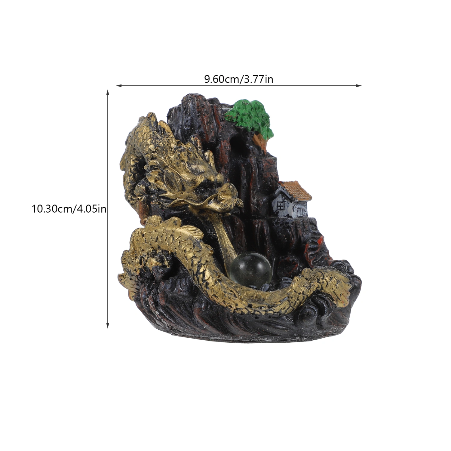 Creative Backflow Incense Burner Resin Incense Holder Waterfall Incense Holder