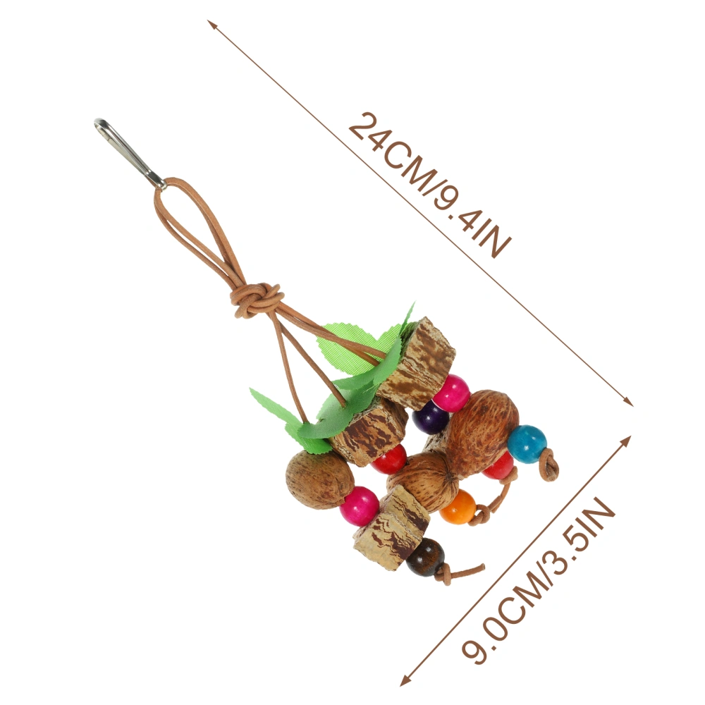 Parrot Chewing Toy Bird Parrot Tearing Toy Bird Cage Bite Toy Hanging Parrot Bite Plaything