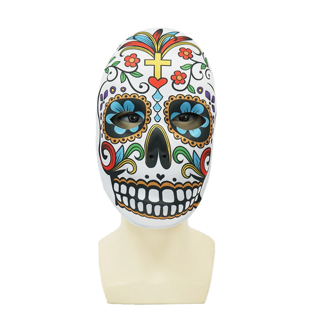 Day of The Dead Mask Male Costume Mask Masquerade Mask Skull Pattern Mask