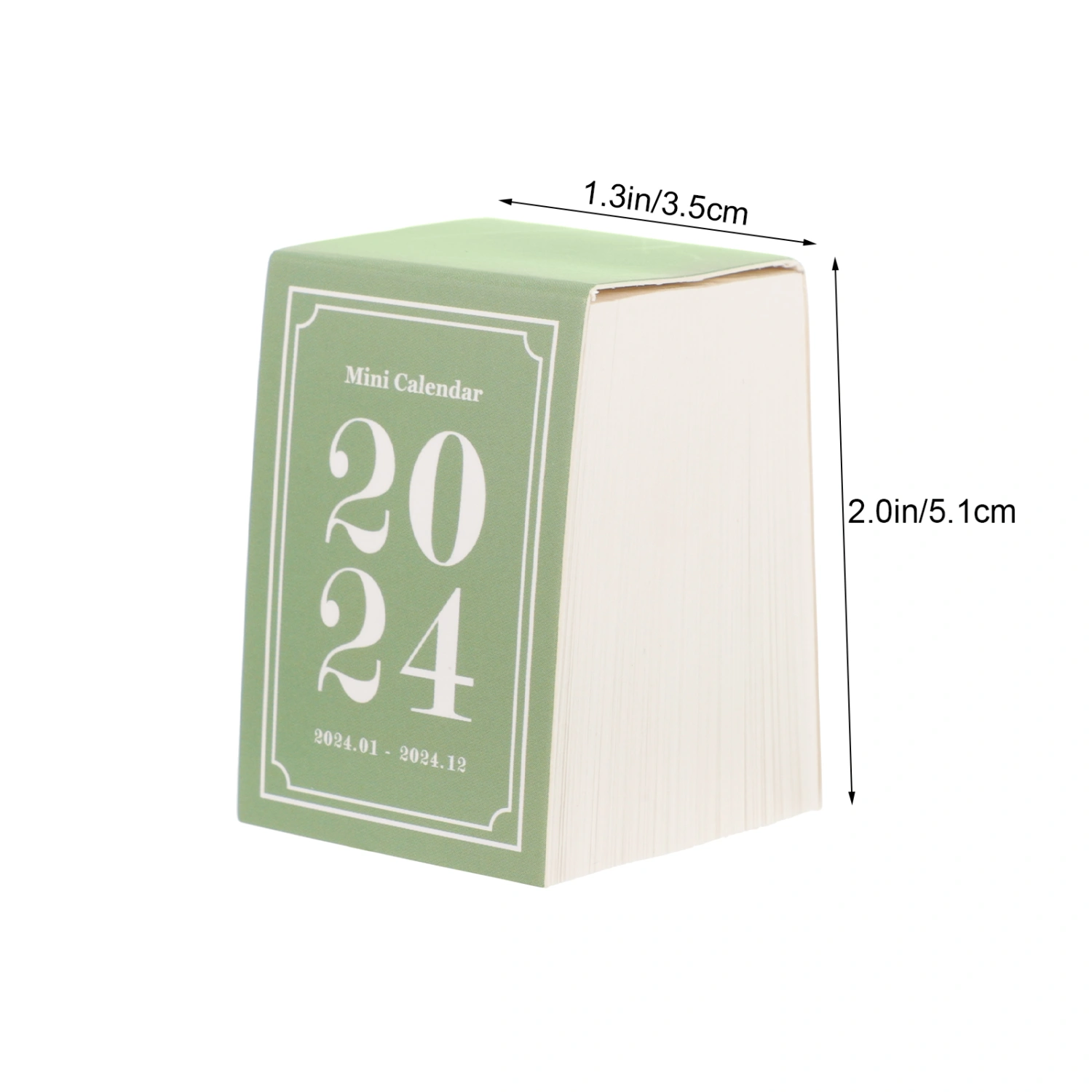 1 Book of Countdown Desk Calendar Retro Table Calendar Decoration Mini Novelty Calendar