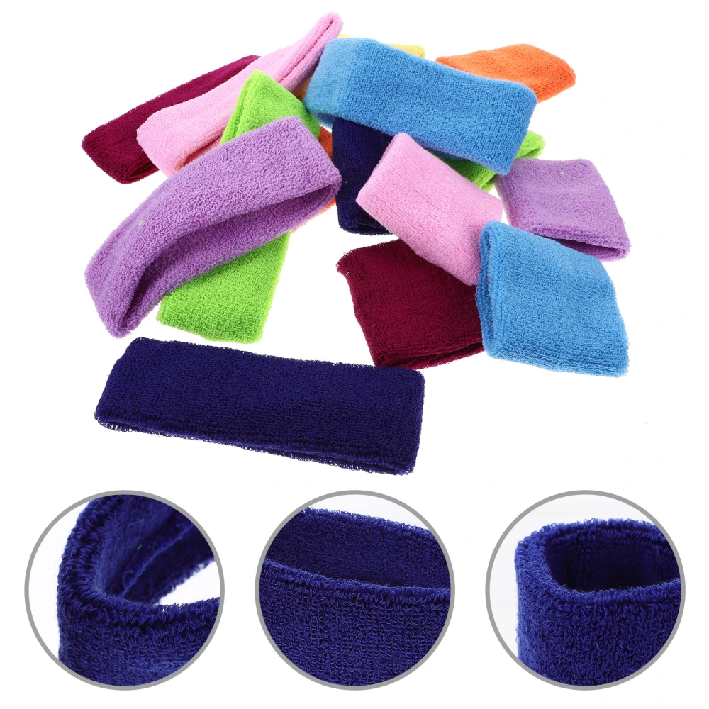 1 Set of Headbands and Wristbands Set Sweatbands Wristbands Portable Sports Sweatband