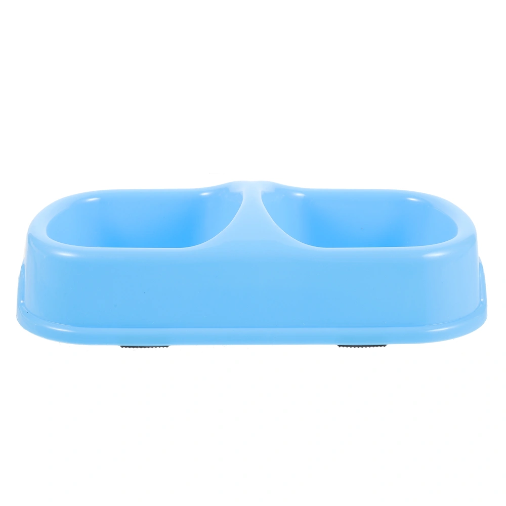 Double Design Cat Feeding Bowl Pet Food Container Practical Dog Bowl Anti-skid Dog Food Bowl Supply