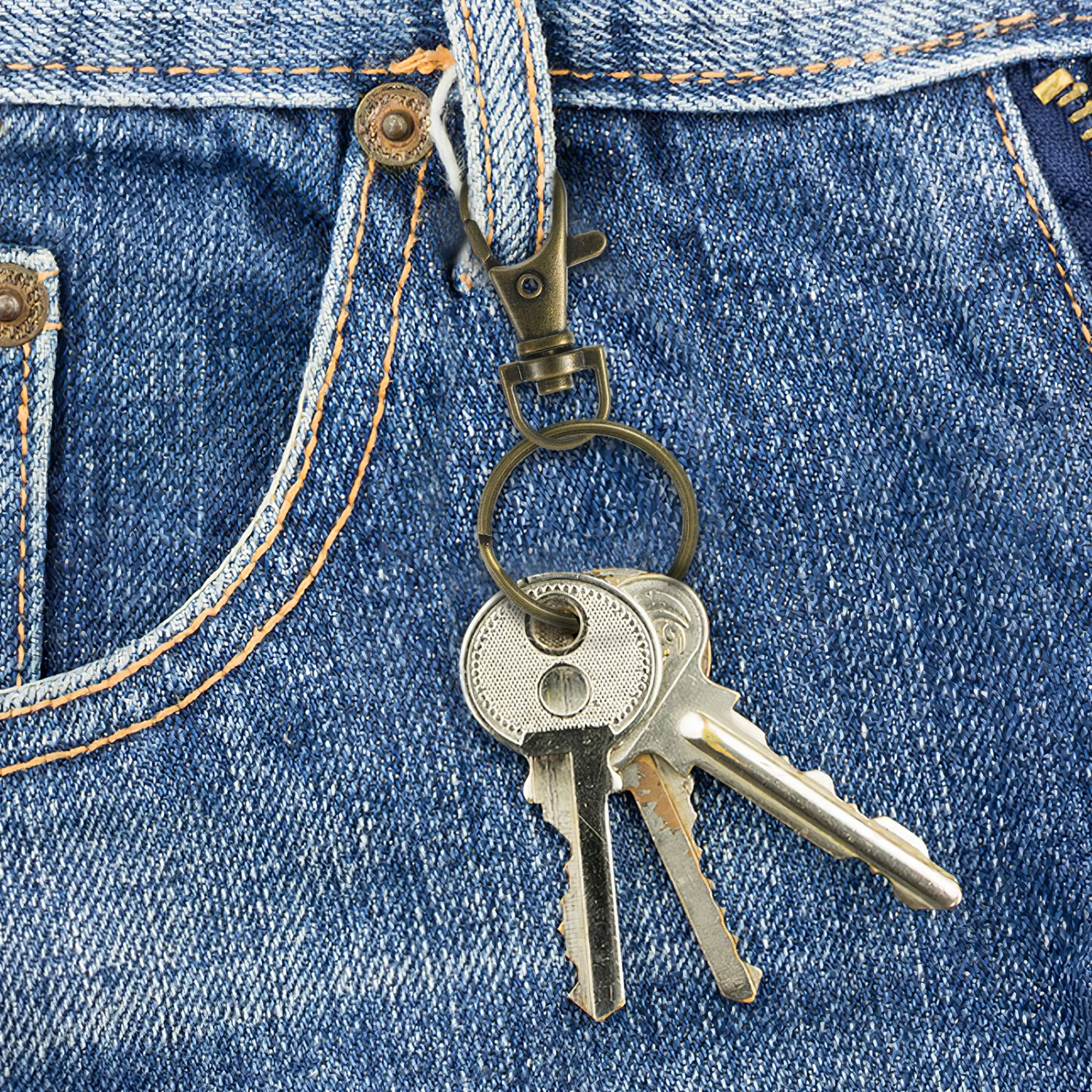 20 Sets Swivel Snap Hooks with Key Rings Small Keyring Rings Hoops with Lobster Claw Buckle Keys Attachments for Keys Organization