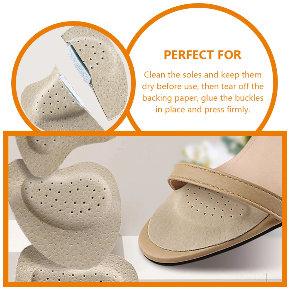 4 Pairs of Women Foot Cushion Pads Shoe Inserts High Heel Insoles Forefoot Pads