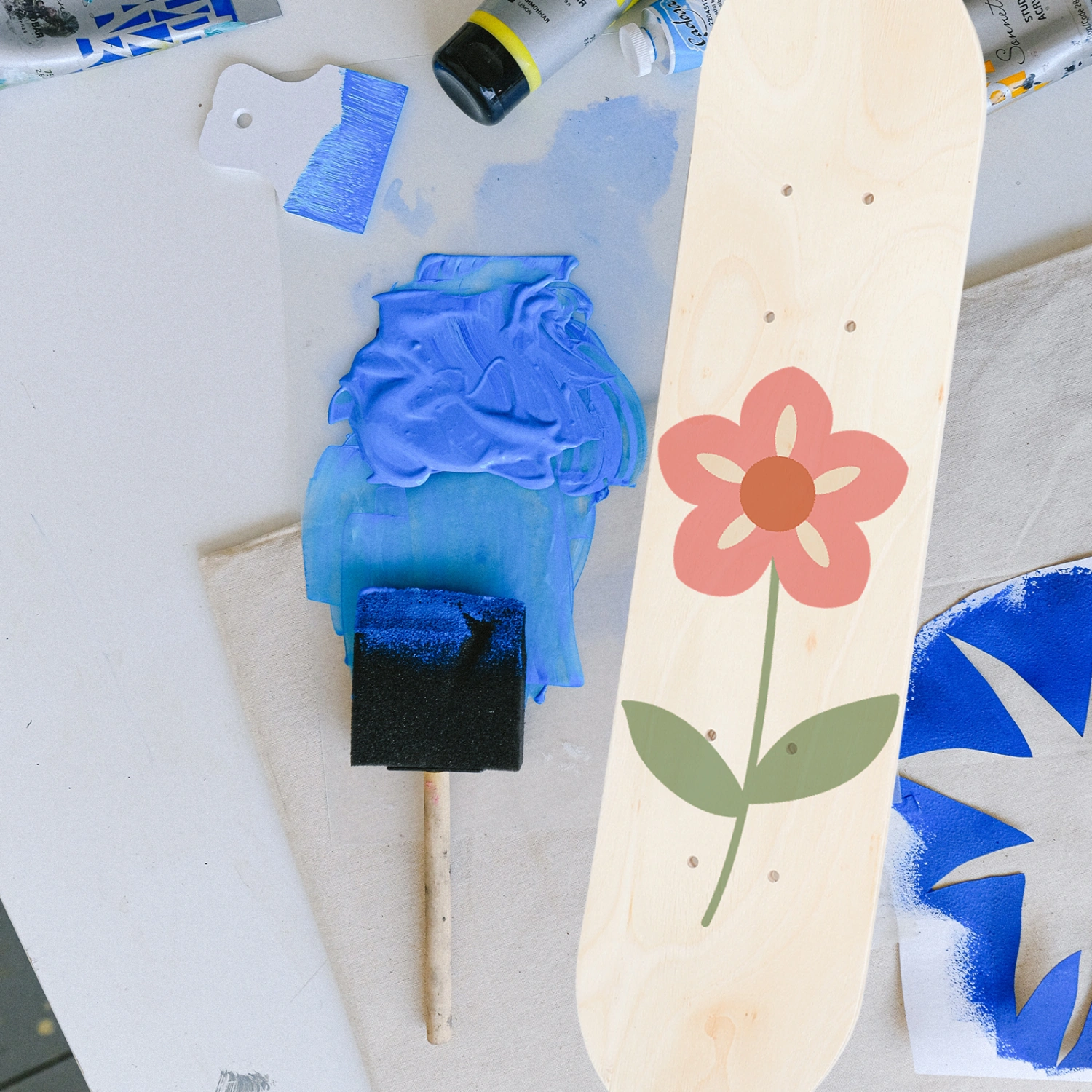 Blank Skateboard Deck Unfinished Skateboard Deck DIY Blank Graffiti Skateboard