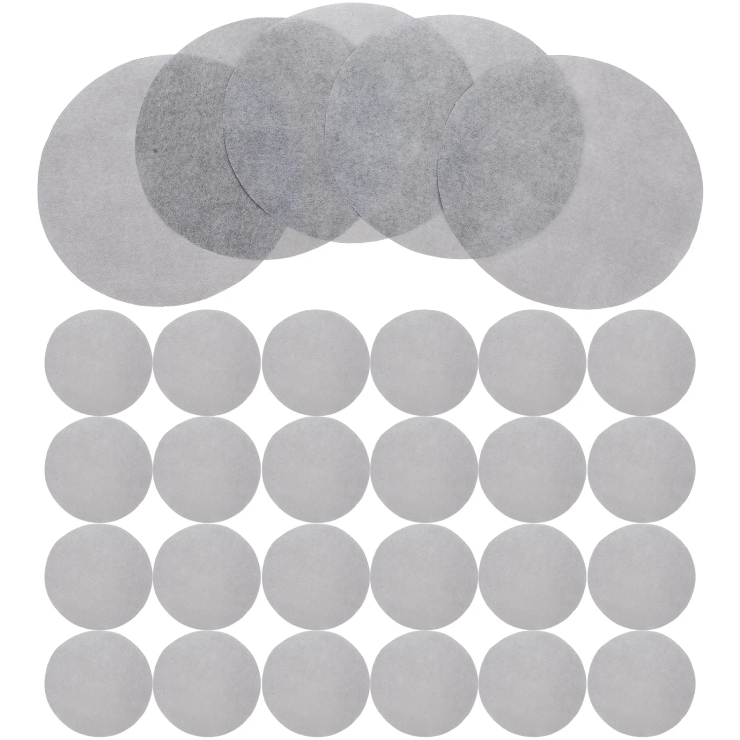 500pcs Leak-Proof Cup Lid Liners Round Sealing Paper Pads Drink Cup Spill Proof Papers